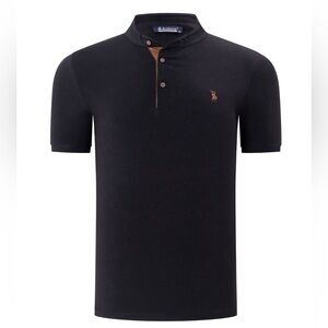 Dewberry Collarless Polo